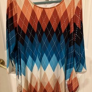 Nanu, multi colored tunic